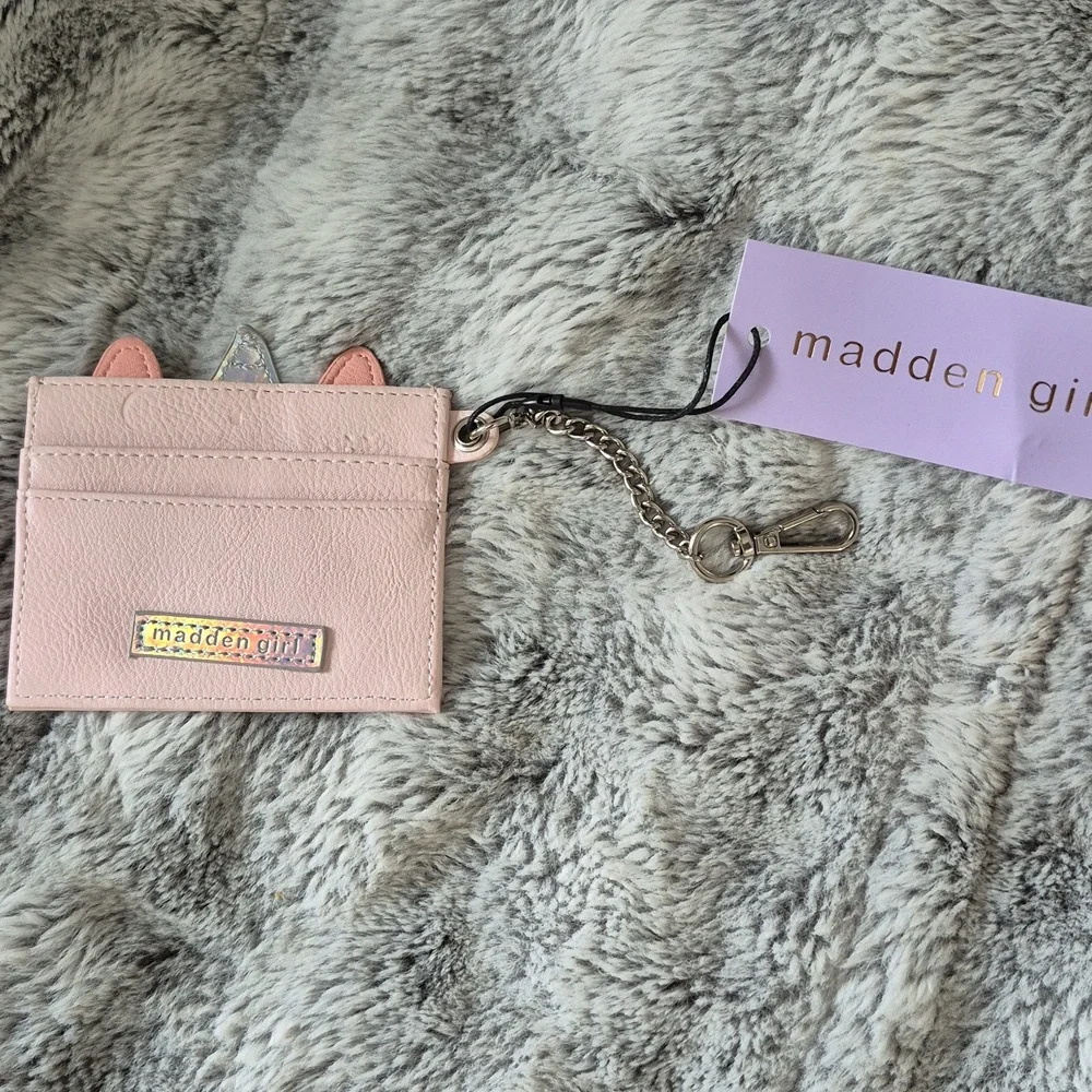 Madden Girl 🖤 Pink Unicorn Card Holder (388)